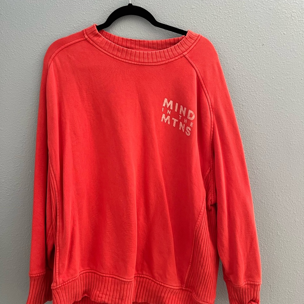 Red Graphic Sweatshirt
